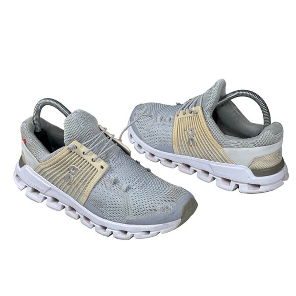 ON CloudSwift Glacier Grey Women's Running Shoes Size 9 - Picture 1 of 14